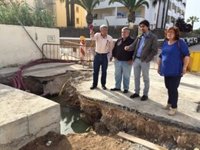 Ses Salines invierte 505.699 euros en mejorar su plaza Mayor y la salida de aguas pluviales en la Colònia de Sant Jordi