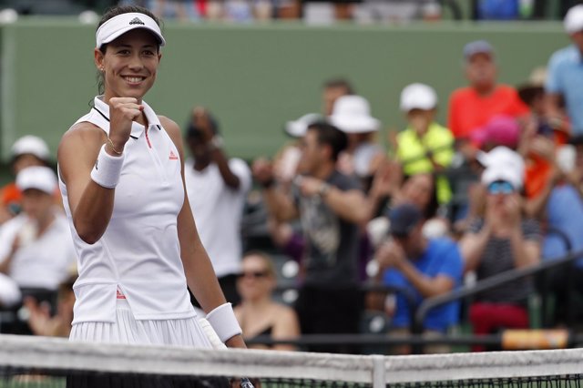 La tenista española Garbiñe Muguruza