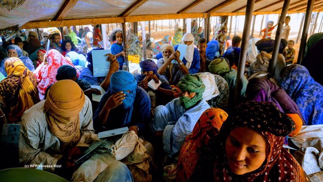 Campo de refugiados malienses de Mbera (Mauritania)                      