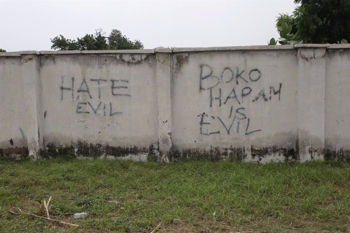 Pintada en contra de Boko Haram