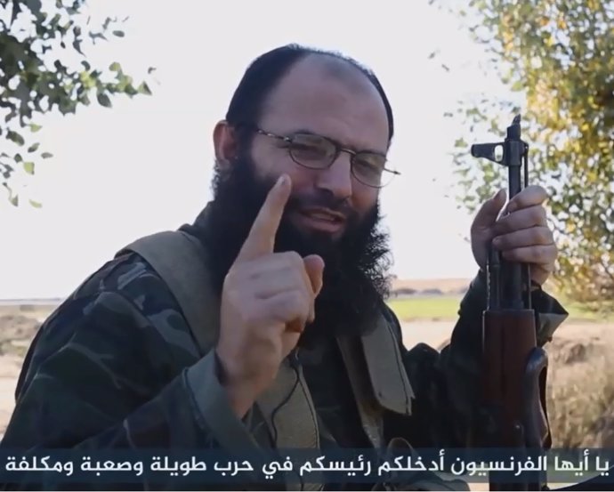 Vídeo de un yihadista francés de DAESH