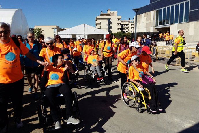 Broto ha participado en la 5ª Marcha ASPACE Huesca.