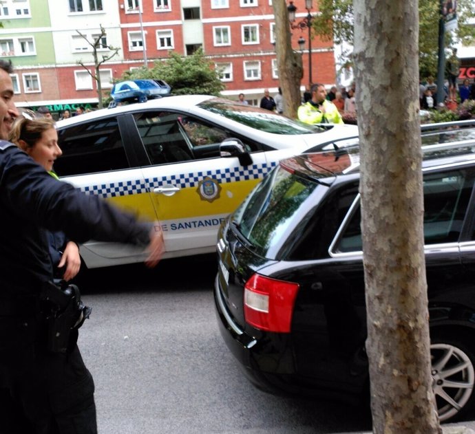 Los coches tras la persecución