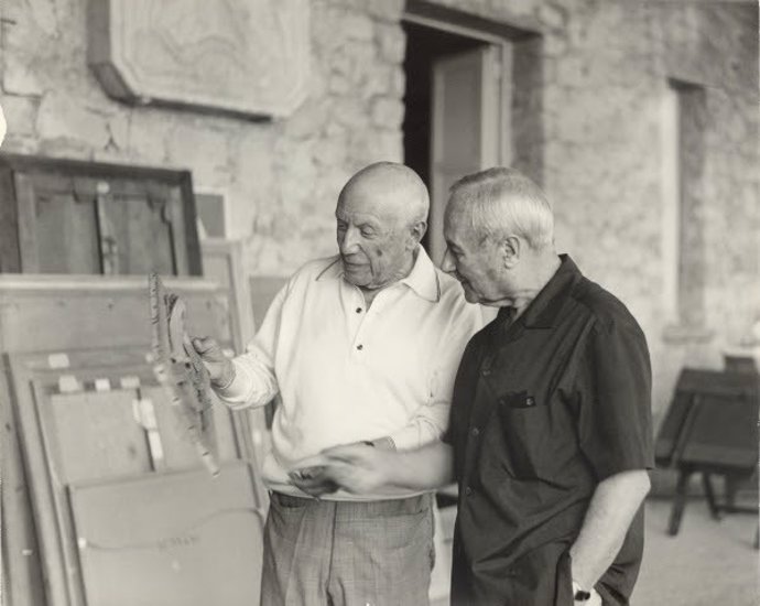 Pablo Picasso y Joan Miró