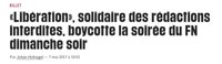 El Frente Nacional impide la entrada de una docena de medios a su noche electoral por "falta de espacio"