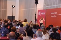 Susana Díaz quiere mirar "en un futuro a su hijo" y decirle que contribuyó a "levantar el PSOE para levantar España"