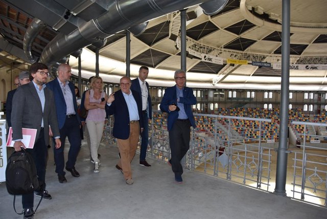 Visita del Intergrupo de Deportes del Europarlamento a la Tarraco Arena Plaça