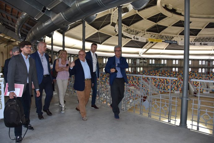 Visita de l'Intergrupo d'Esports de l'Europarlamento a la Tarraco Sorra Plaça