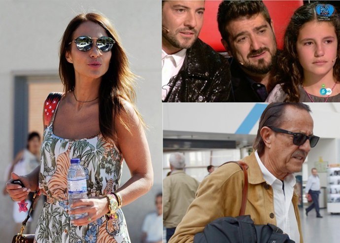 Paula Echevarría, Julián Muñoz y Antonio Orozco