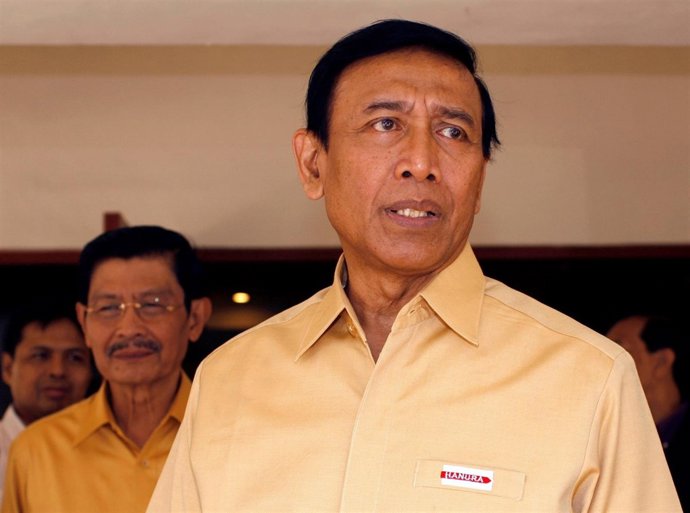 El ministro de Seguridad de Indonesia, Wiranto.
