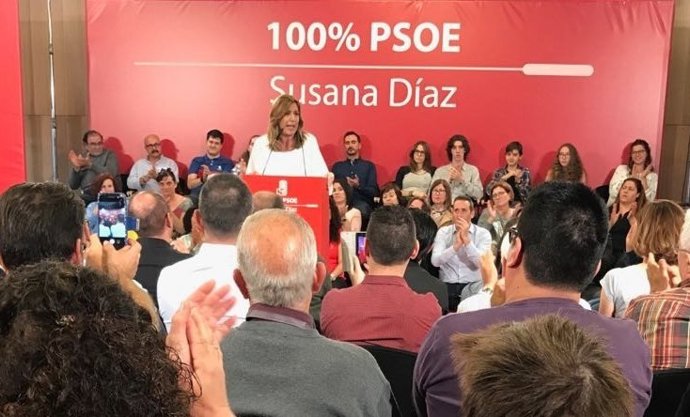 Susana Diaz, en un acte a Palma