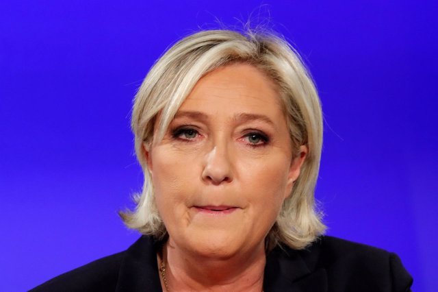 Marine Le Pen, tras su derrota electoral
