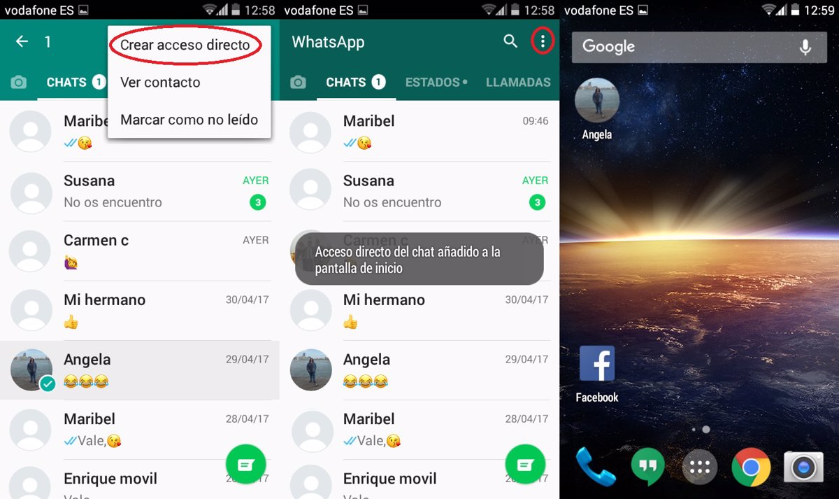 Cómo Crear Accesos Directos De Las Conversaciones De Whatsapp En Tu Móvil 