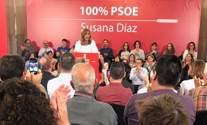 Susana Diaz, en un acto en Palma de Mallorca