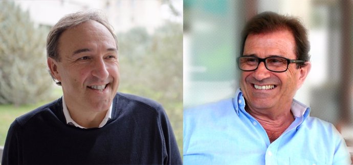 Candidatos a rector Rafel Crespí y Llorenç Huguet 