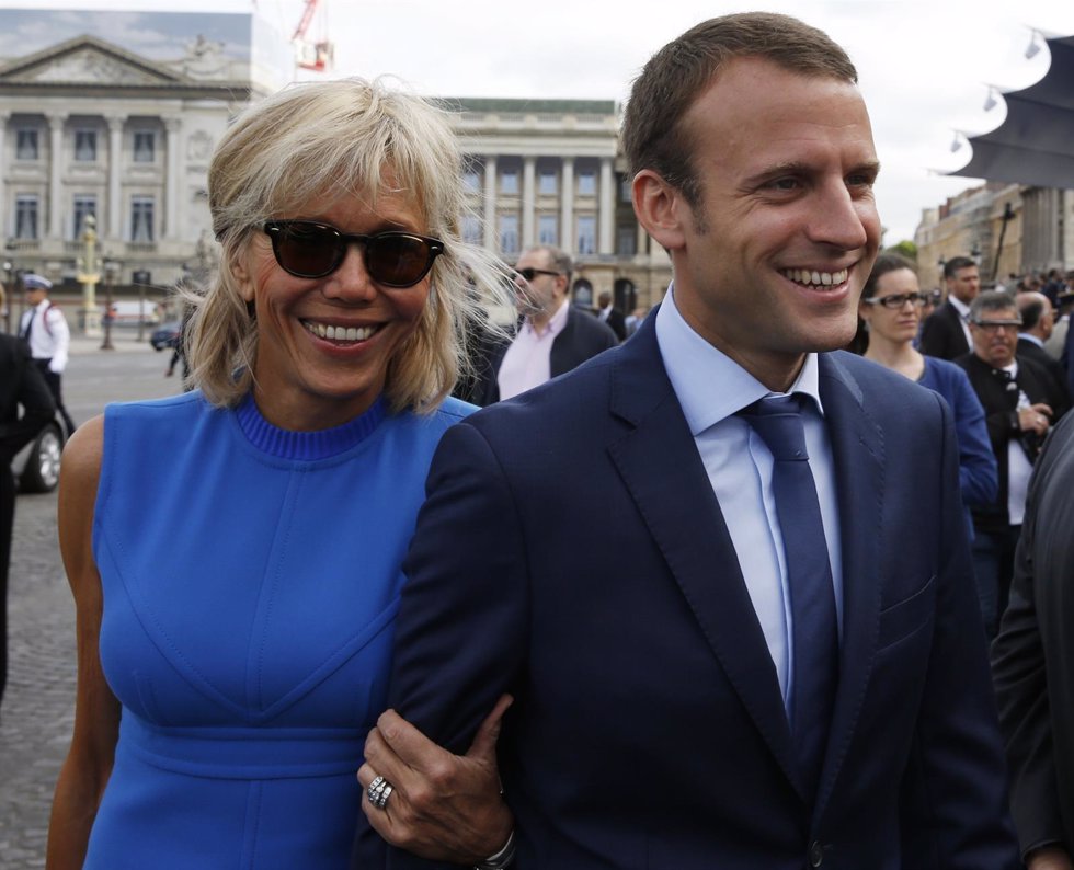 Así es la hitoria de amor entre Brigitte y Emmanuel Macron./ Reuters