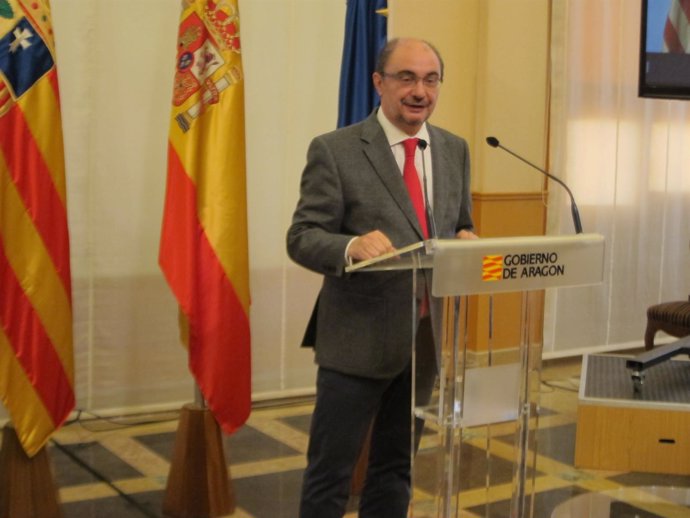 El presidente de Aragón, Javier Lambán