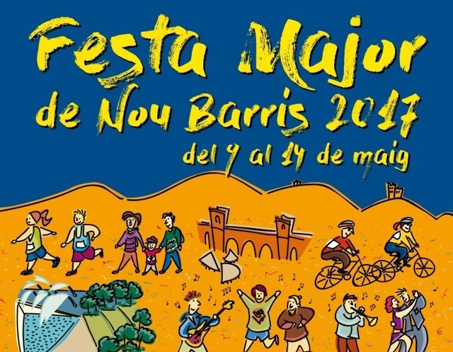 Fiesta mayor del distrito barcelonés de Nou Barris de 2017