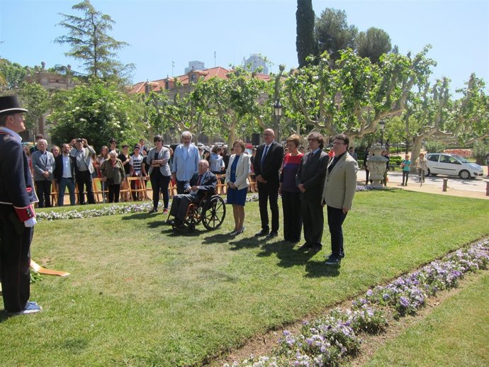 Conmemoración en Barcelona del fin de la II Guerra Mundial