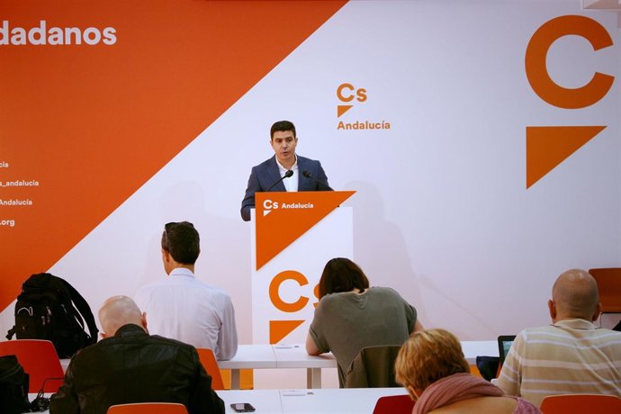 El portavoz adjunto de Cs en el Parlamento Andaluz, Sergio Romero