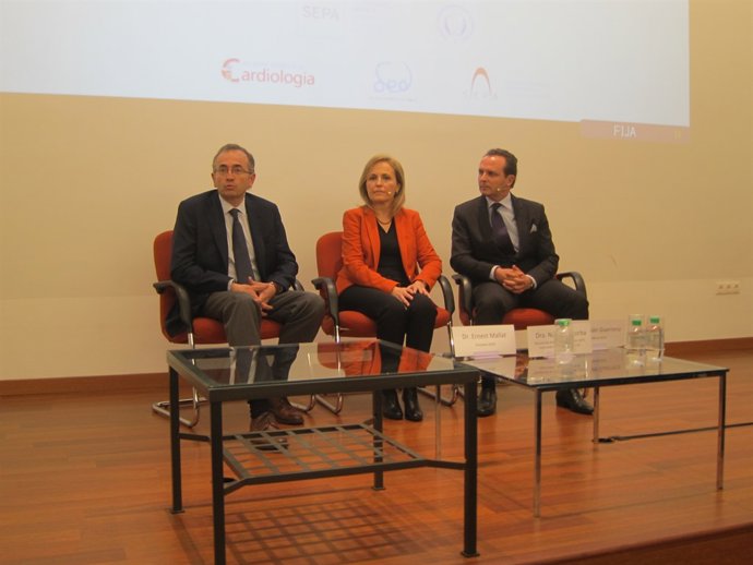 I.Mallat (SCOE), N.Vallcorba (SÀPIGA) i A.Guerrero (SÀPIGA)