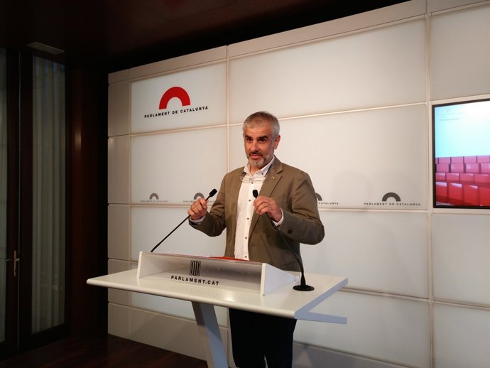 El portaveu de Cs en el Parlament, Carlos Carrizosa