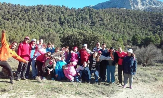 Los participantes en el Paida han realizado senderismo en Cabo de Gata-Níjar.