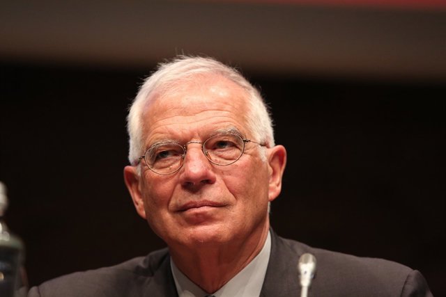 Josep Borrell en un acte