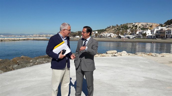 Playa málaga costa pedregalejo Subdelegado y angel gonzález