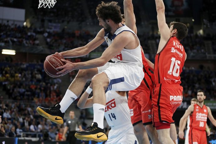 LLull en el Real Madrid -Valencia Basket