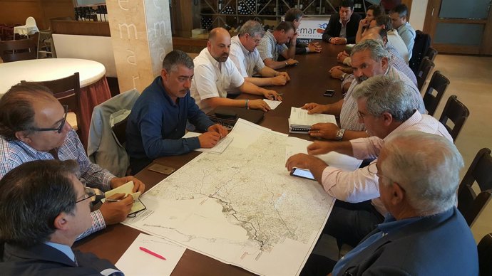 Jódar, con los agricultores y regantes del Campo de Cartagena 