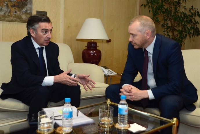 Beamonte y Navia se han reunido este lunes en Madrid