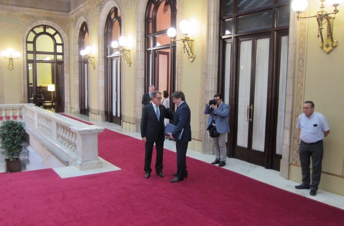 Artur Mas, Carles Puigdemont