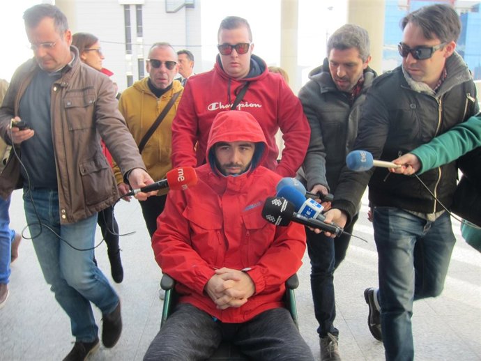 Imagen de Andrés M., víctima de la agresión