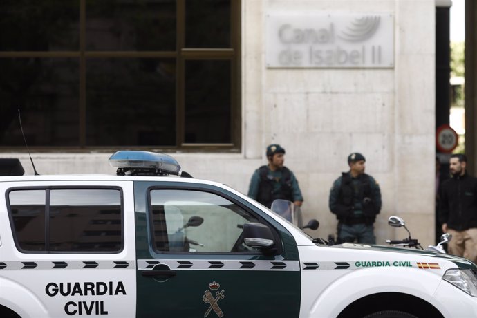 Operación de la Guardia Civil contra la corrupción en el Canal de Isabel II