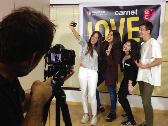 Càsting del Carnet Jove per a la seva campanya de publicitat