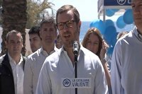 Maroto espera que Cs cambie de opinión sobre el Cupo, como hizo con el AVE vasco, ya que varían "en función del titular"