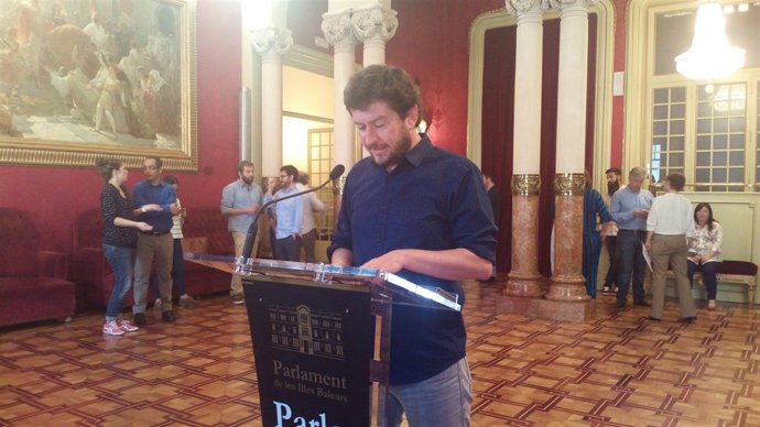 Alberto Jarabo en el Parlament