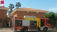 Los bomberos sofocan un incendio en la cocina de un centro de discapacitados de Borriol