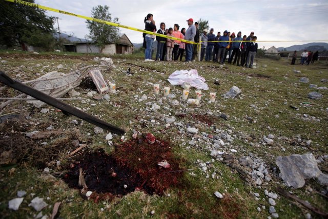 Explosión de material pirotécnico en Puebla (México)