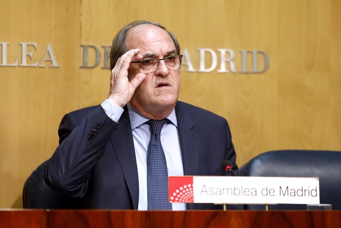 Ángel Gabilondo, portavoz del PSOE en la Asamblea de Madrid