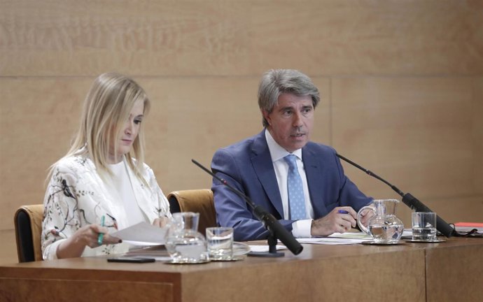 Cristina Cifuentes y Ángel garrido