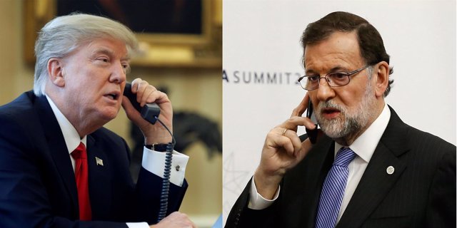 Rajoy y Trump