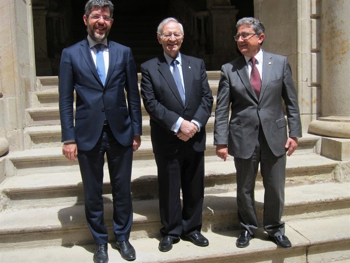 Alberto Nadal, Miquel Valls y Enric Millo