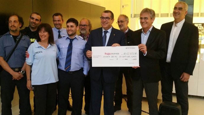 Los Bombers recaudan 62.602 euros para investigación neonatal 