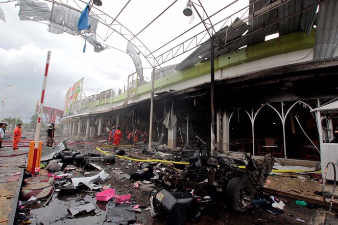 Doble atentado con bomba en Tailandia