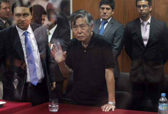El expresidente de PErú Alberto Fujimori, 2013.
