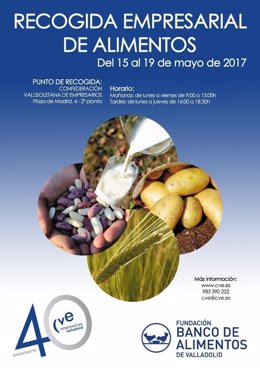 Cartel de la recogida de alimentos