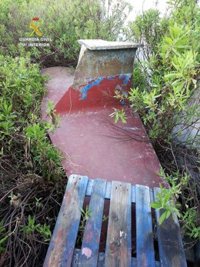 Dos detenidos por el robo de una pieza de acero para embarcaciones de seis toneladas en San Roque, en Cádiz