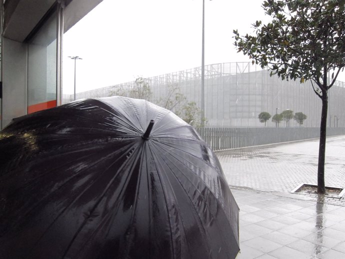 Lluvias persistentes en Euskadi (Bilbao)